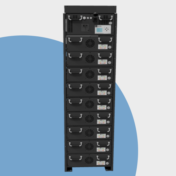 LBSA 71.9kWh 104Ah 691.2V HV WFRE Complete Battery Rack Mount (12)