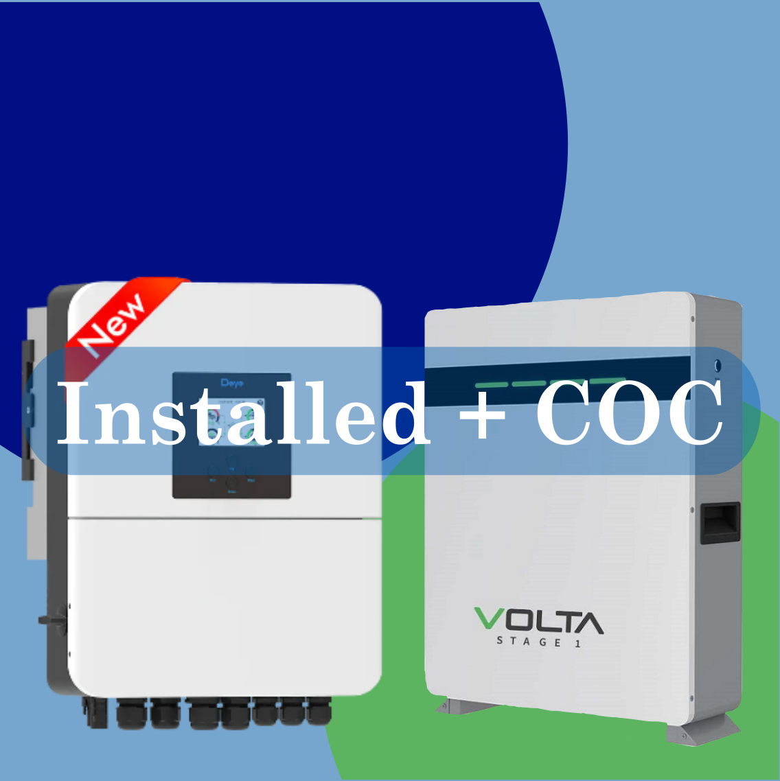 Combo 6kW Deye inverter and Volta S2 7.6kWh battery installed