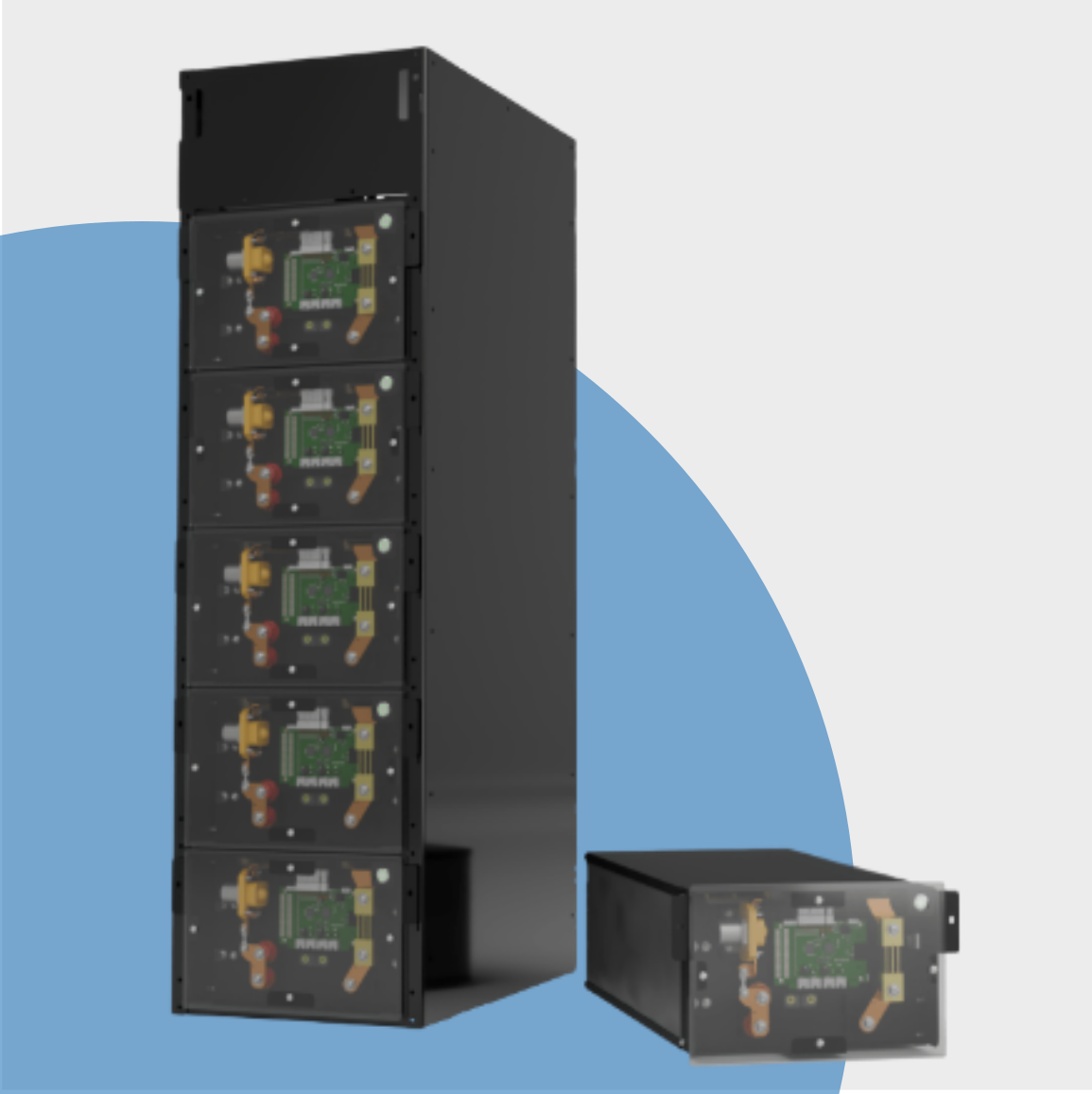 Solar MD 16kWh Advanced Lithium Ion Battery 51.2V Wall Mount or Rack Mount