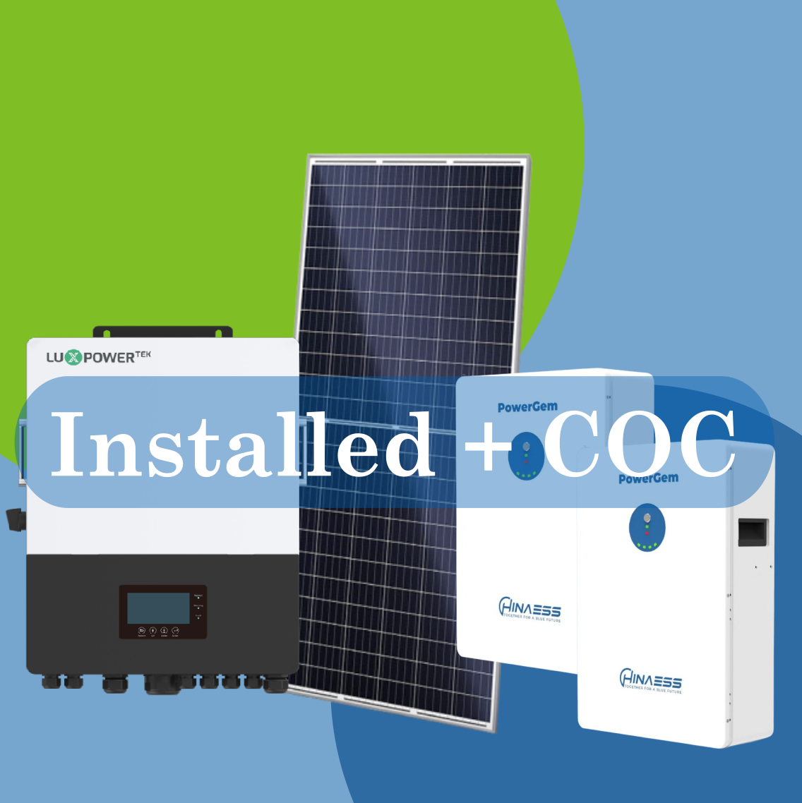 Combo LUX 12 Solar Installed