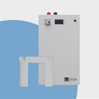 LBSA 25.6V 104Ah 2.66kWh LiFePO4 Battery Wall Mount White