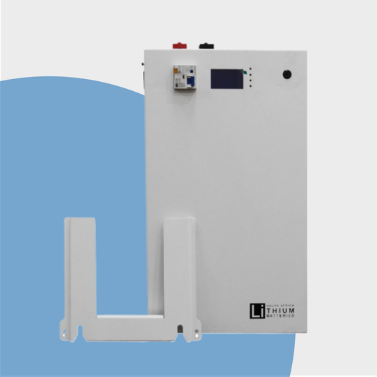LBSA 25.6V 208Ah 5.3kWh LiFePO4 Battery Wall Mount White