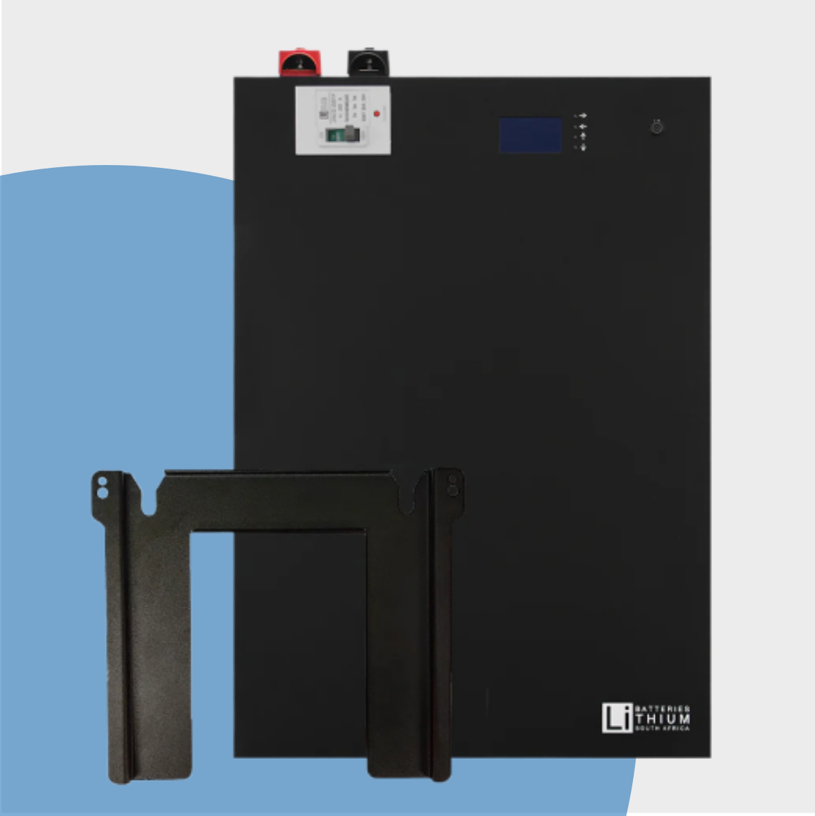 LBSA 51.2V 208Ah 10.6kWh LiFePO4 Battery Wall Mount Black