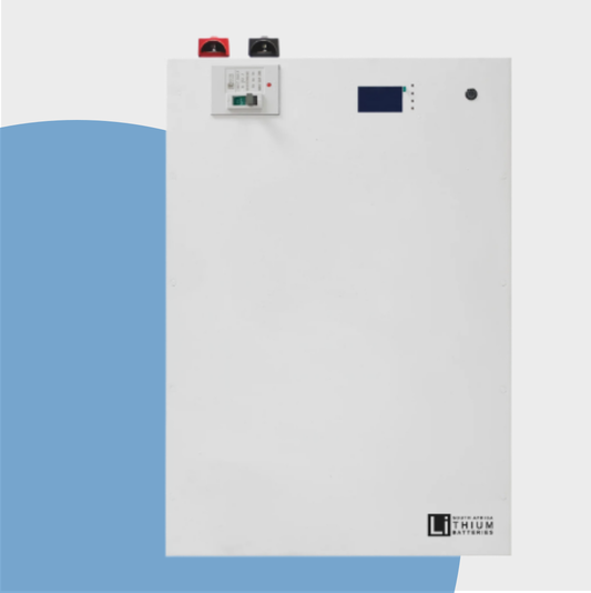 LBSA 51.2V 208Ah 10.6kWh LiFePO4 Battery Wall Mount White