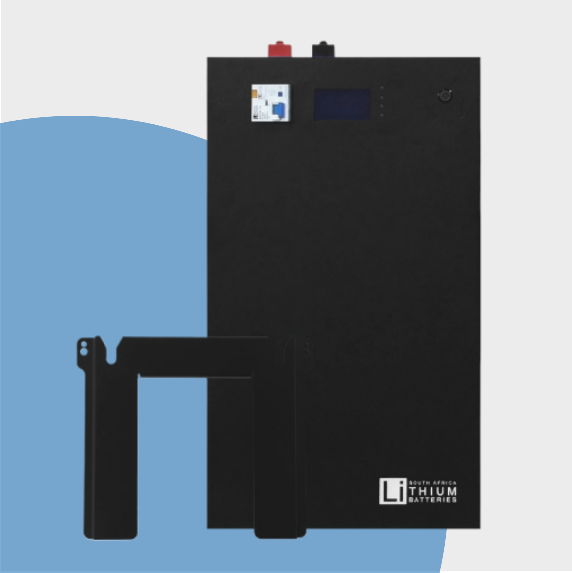 LBSA 51.2V 104Ah 5.3kWh LiFePO4 Battery Wall Mount Black