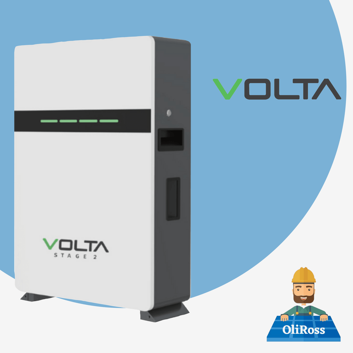 Volta Rp10 Volta Stage 3 10.2kW Lithium Ion Battery 48V 200Ah home energy system ...