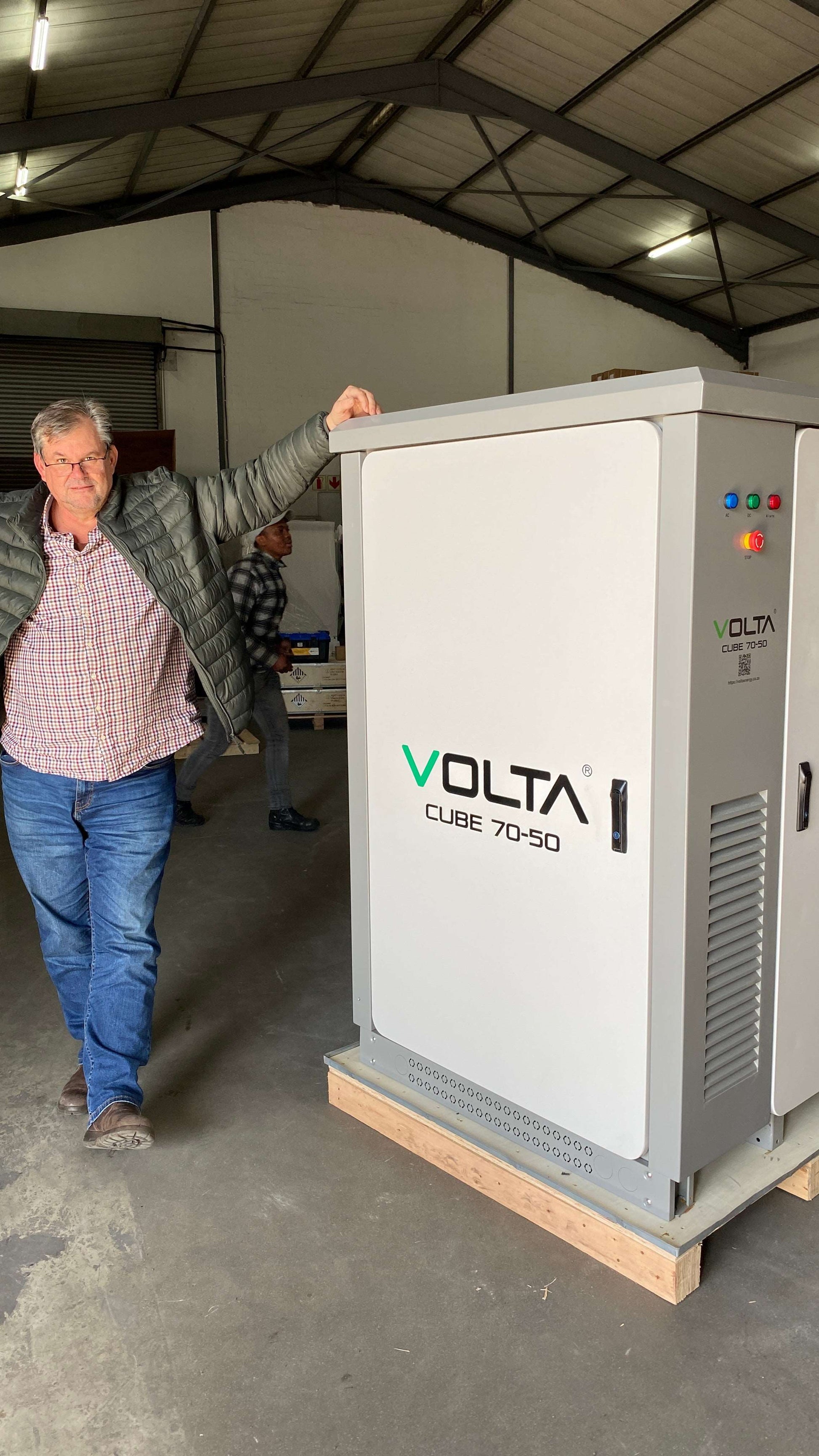 Volta CUBE 70-50 All-in-1  (71kWh Volta HV Battery - 50kW Deye Inverter)