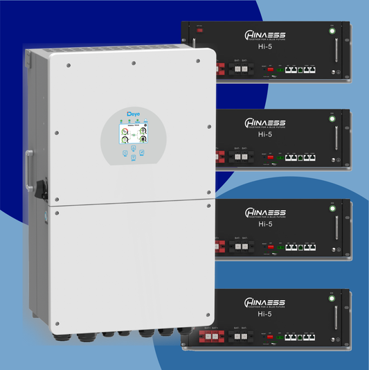 Combo Deye 16kW Inverter + 4 x Hina Hi-5 Batteries