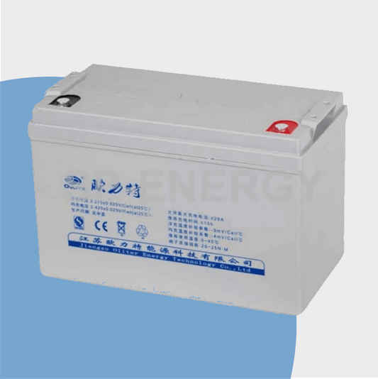 Oliter Gel Battery 100AH 12V - Oliross Solar