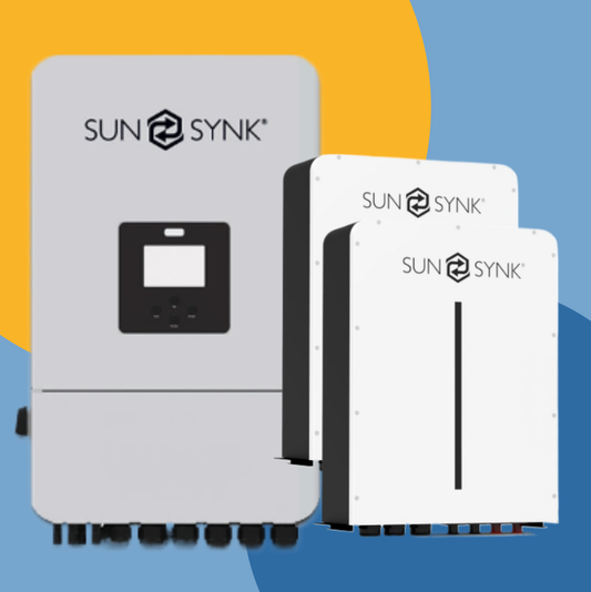 Combo Sunsynk 8kW Inverter + 2 x Sunsynk 5.12kWh Batteries