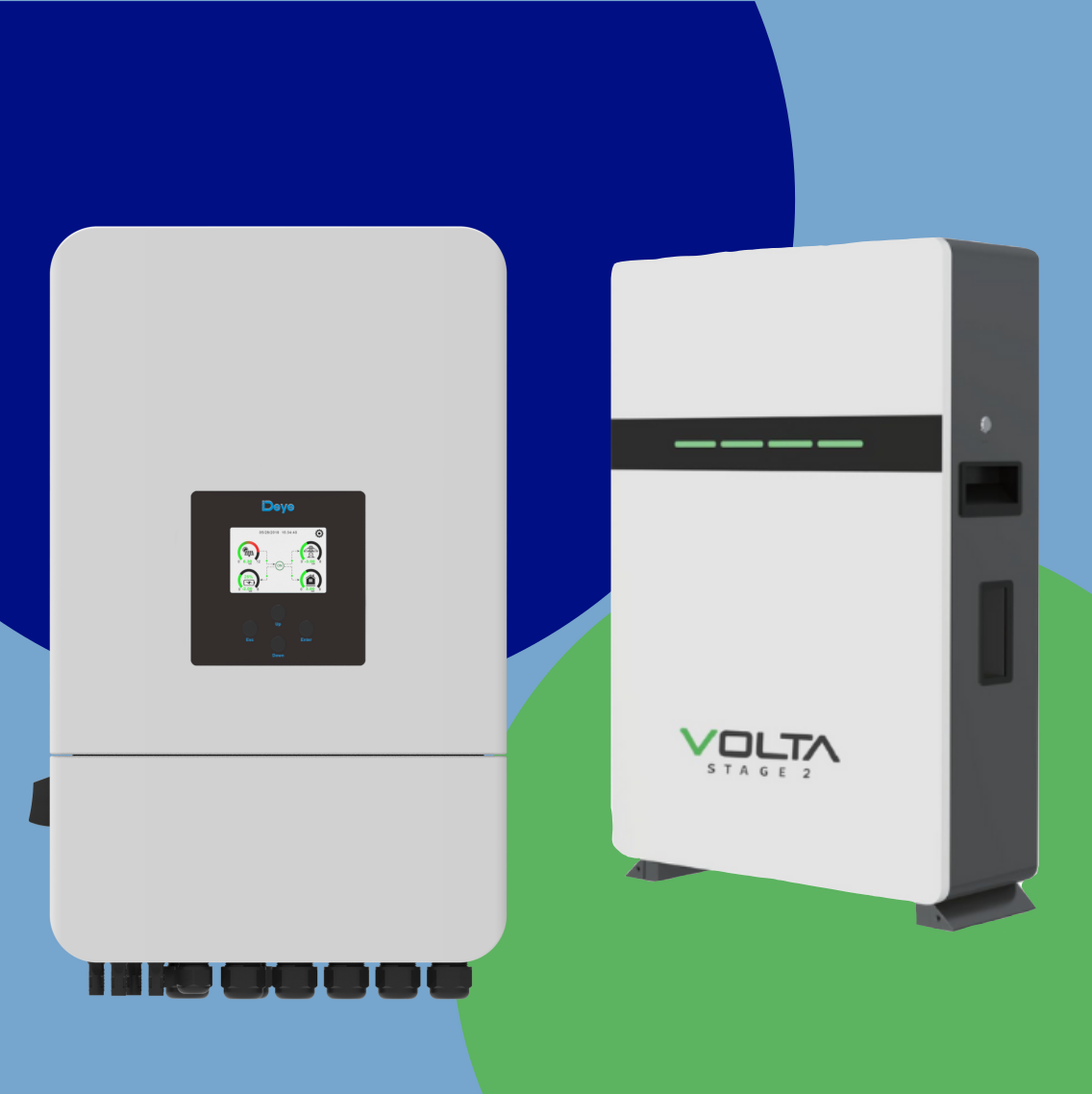 Combo 8kW Deye and Volta S3 10.24kWh