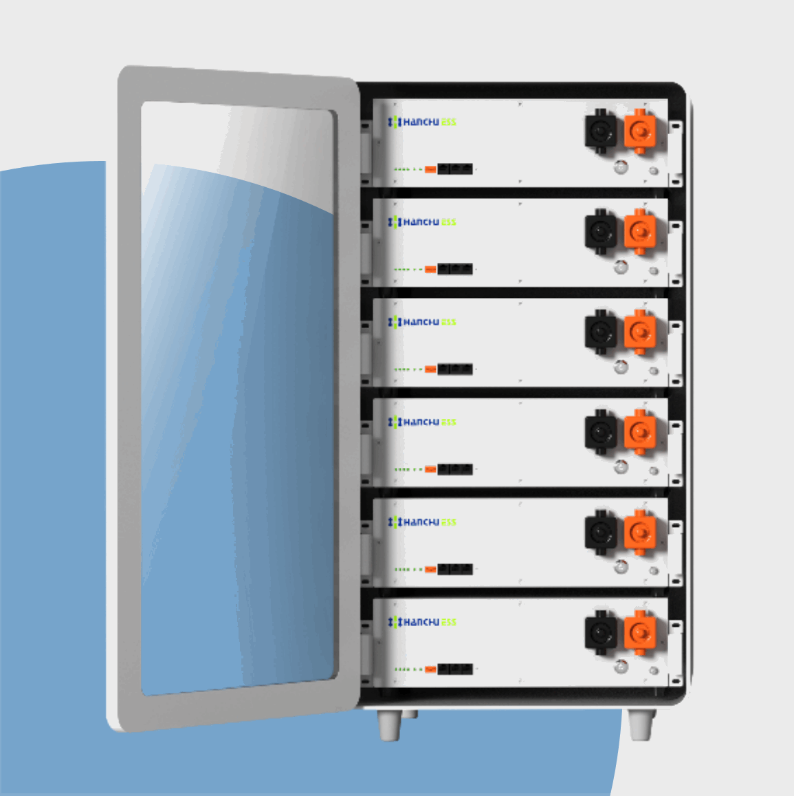 Hanchu 5.3kW Lithium Battery - DOD95% (HOME-ESS-LV5.3K-S)