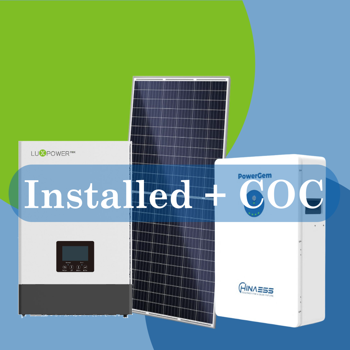 Combo LUX 5 - OFFGRID Solar Installed