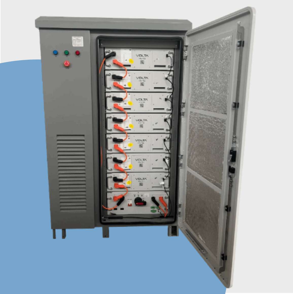 Volta CUBE 70-50 All-in-1 (71kWh Volta HV Battery - 50kW Deye Inverter