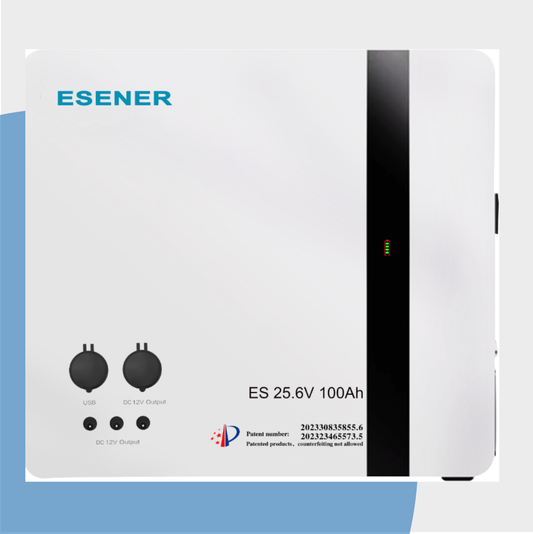 ESENER Battery 2.56kw 25.6V 100ah multifunctional WM