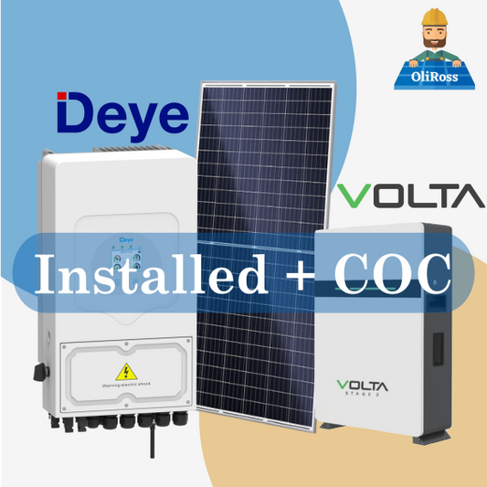 Combo DEYE 5 Solar Installed - Oliross Solar