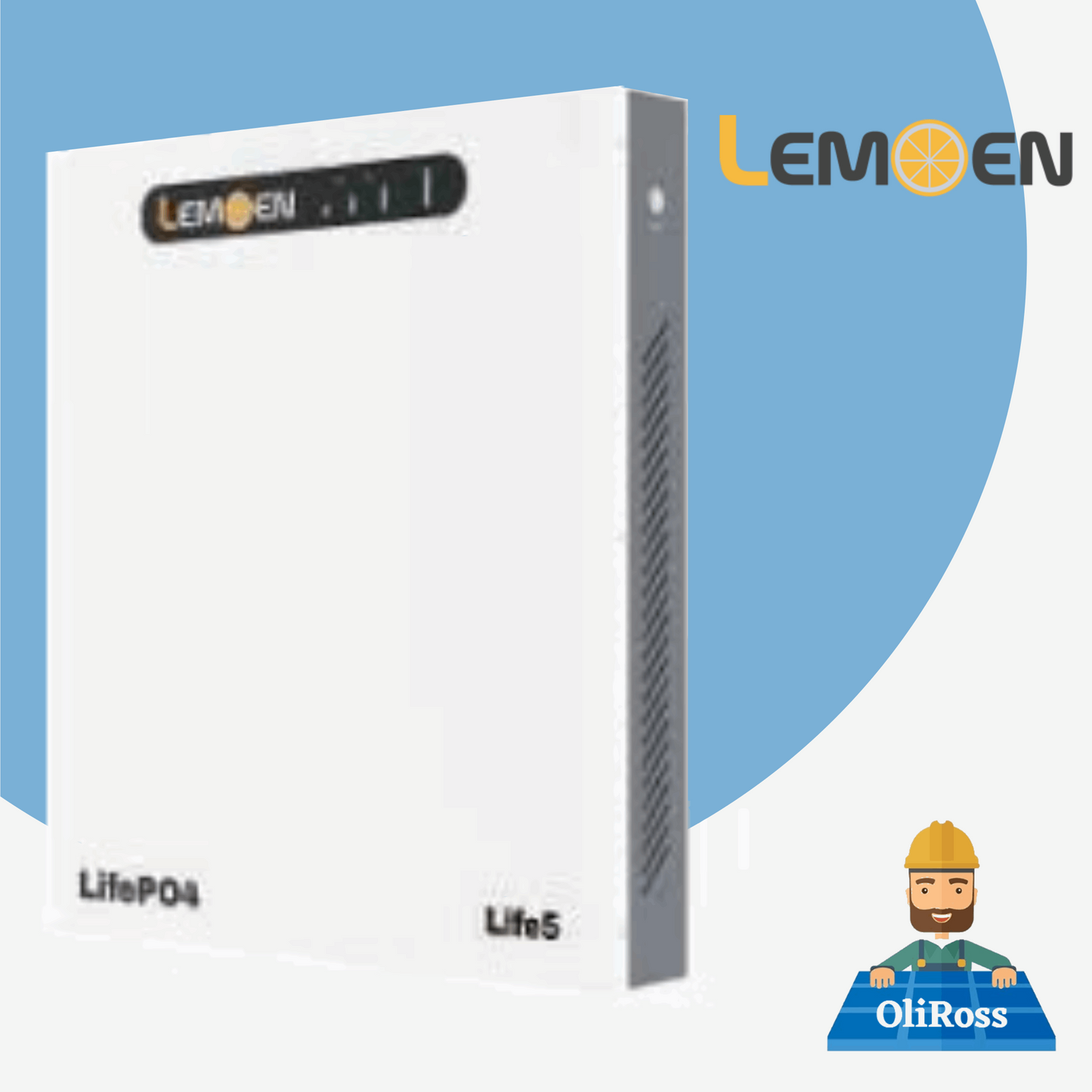 Lemoen WM 5.12kw lithium battery - Oliross Solar