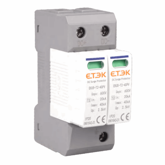 2P Surge Protector 600V Mini Circuit Breaker DC