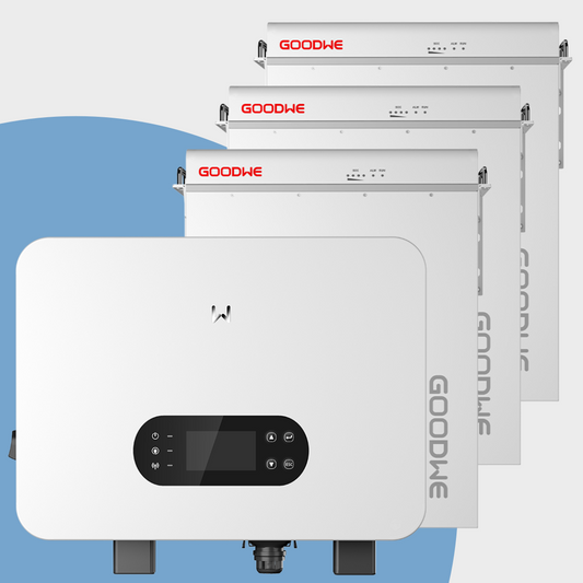 GOODWE COMBO 12 - Goodwe 12kW Inverter + 3 Goodwe 5.12kWh batteries