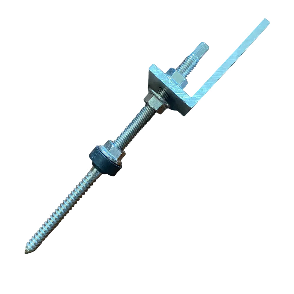 Hanger Bolt M10x200 Stainless Steel + Aluminium L-Bracket