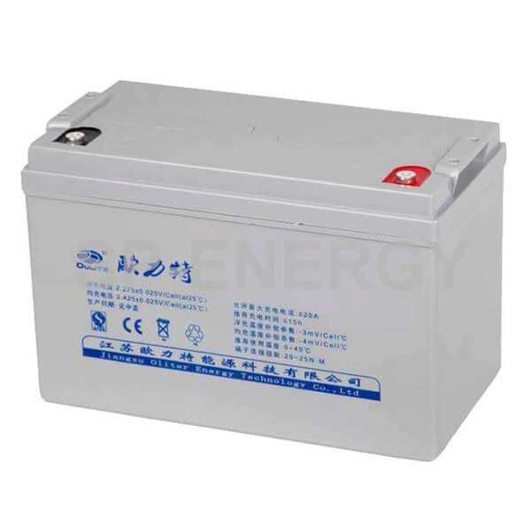 Oliter Gel Battery 100AH 12V – Oliross Solar