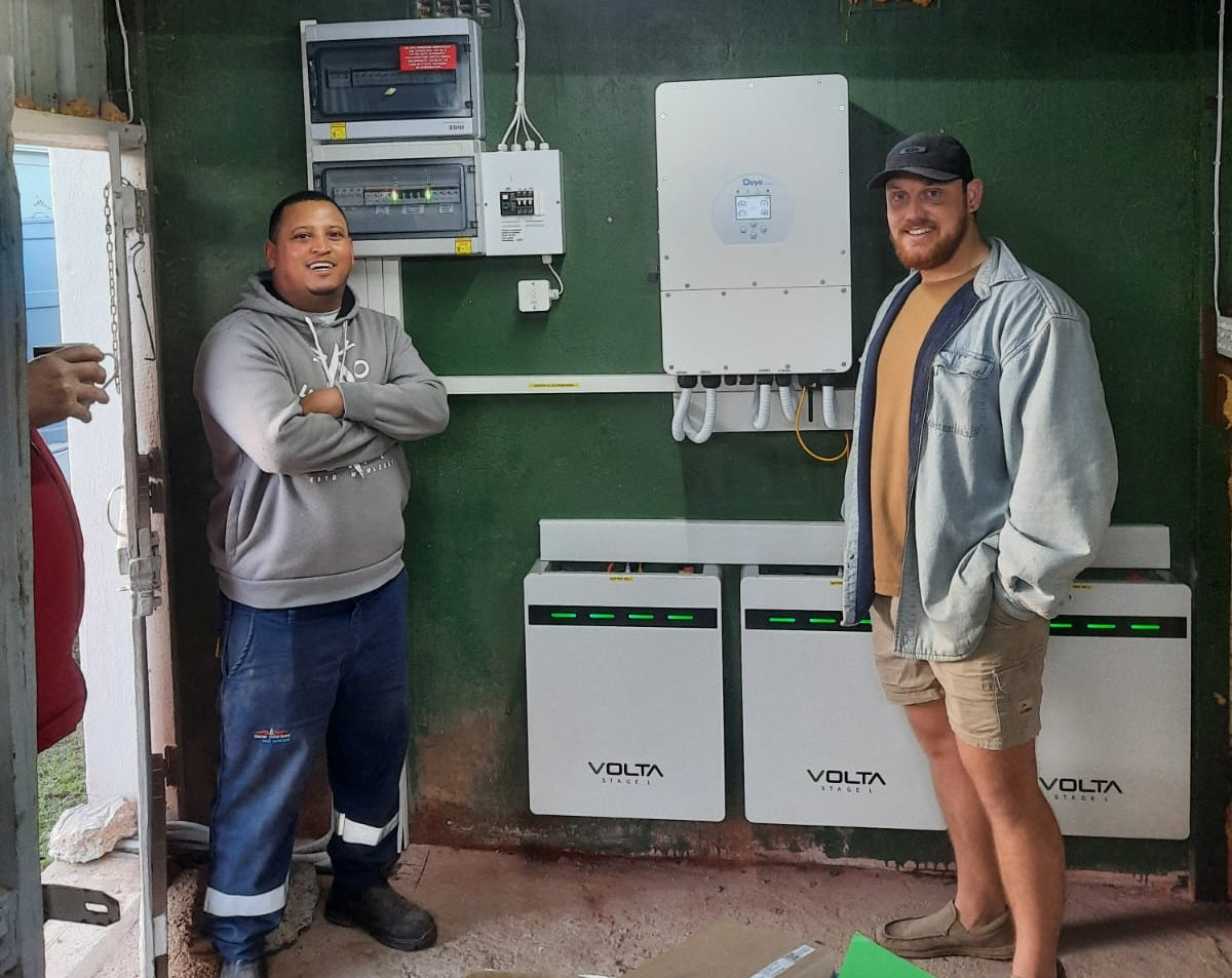 12 Kw Deye Inverter and 3 Volta 5kW Stage 1