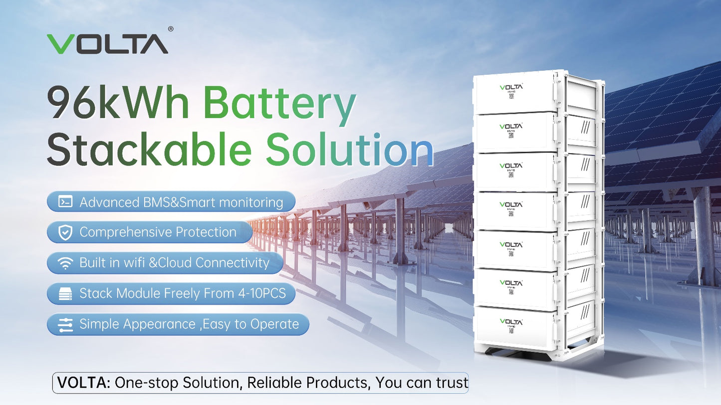 Volta Tower 96kWh High Voltage Battery (6 x 16kWh)